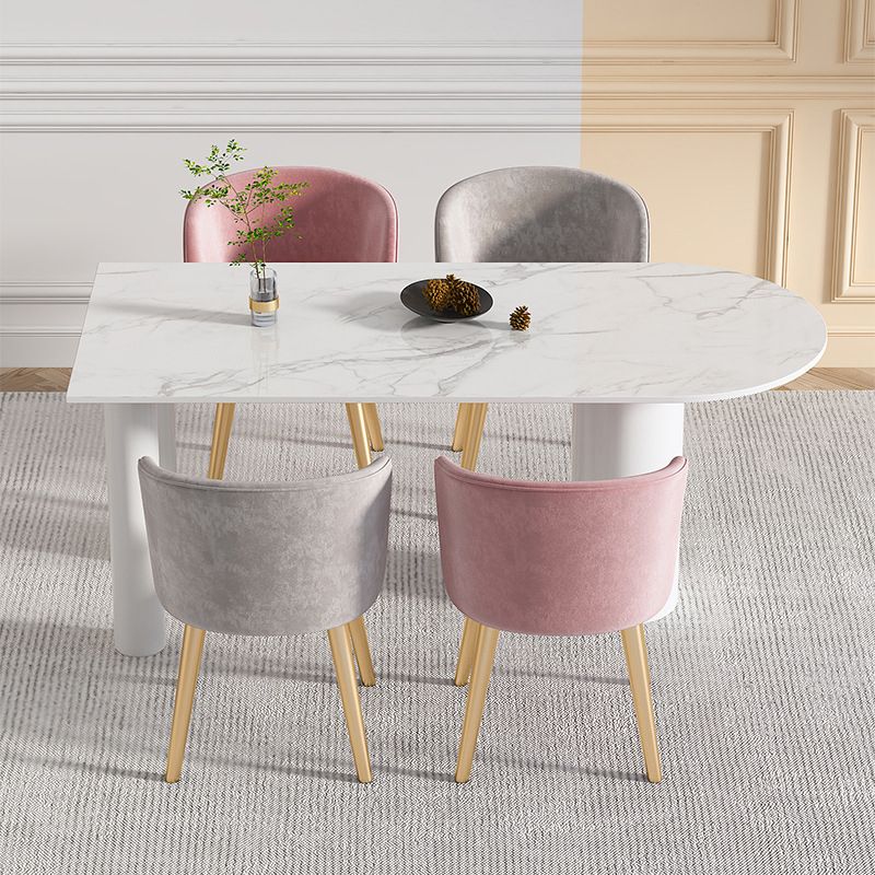 Designer Style Sintered Stone Dining Table Set 1/4/5 Pieces Home Dining Room Set