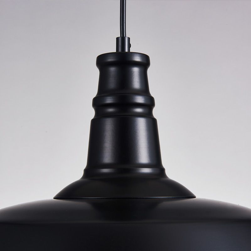 Nordic Bell Shade Hanging Light, Macaron Style Metal 1-Light Hanging Light Fixtures for Indoor