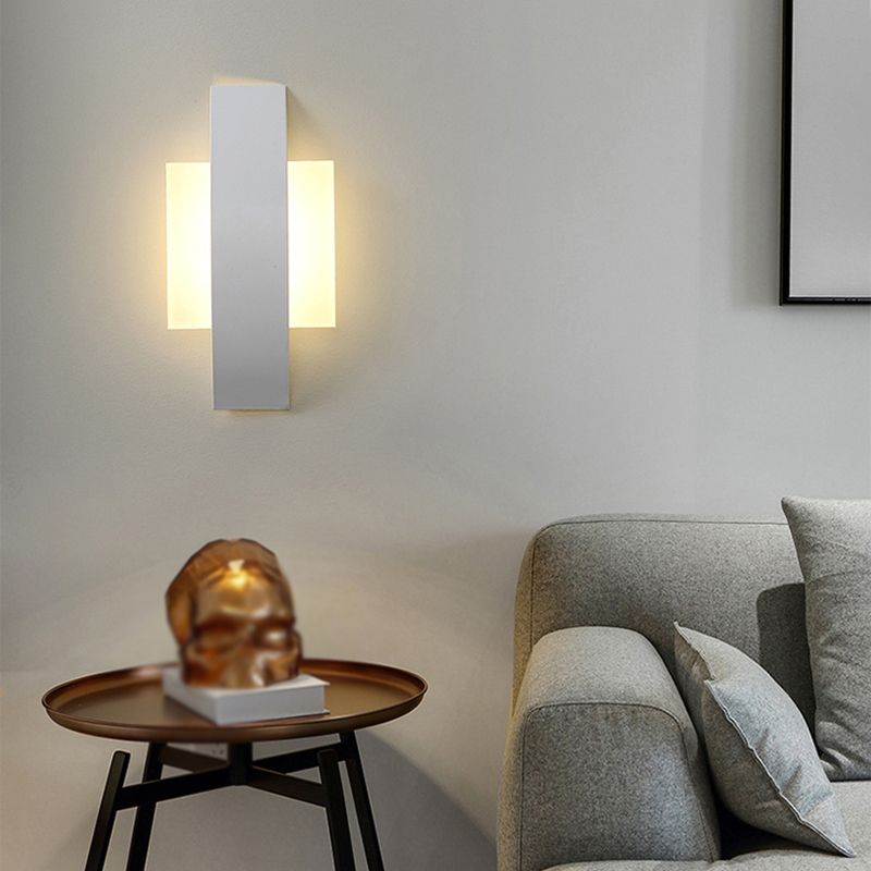 Geometric Wall Lighting Contemporary Metal 1 Light Wall Sconces