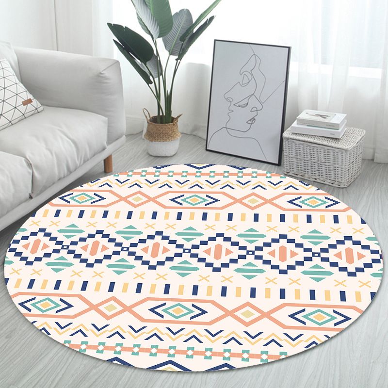 Unieke Boheemse vloerkleed multi-kleuren naadloos patroon tapijt wasbaar anti-slip huisdiervriendelijk gebied tapijt voor kamerdecoratie
