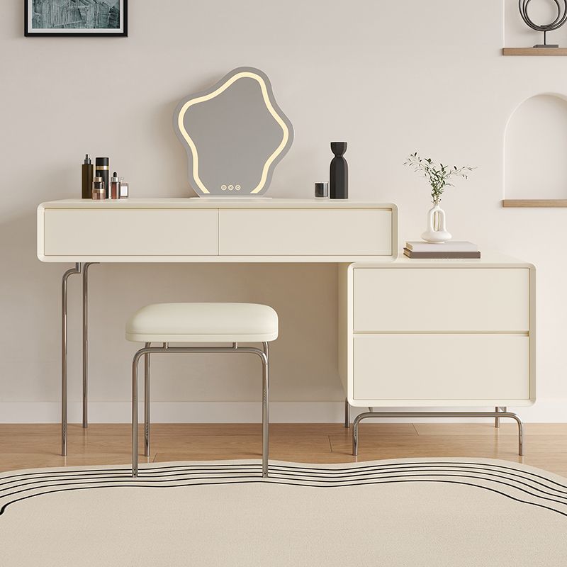 Modern Standing Makeup Vanity Desk Bedroom Vanity Dressing Table Set