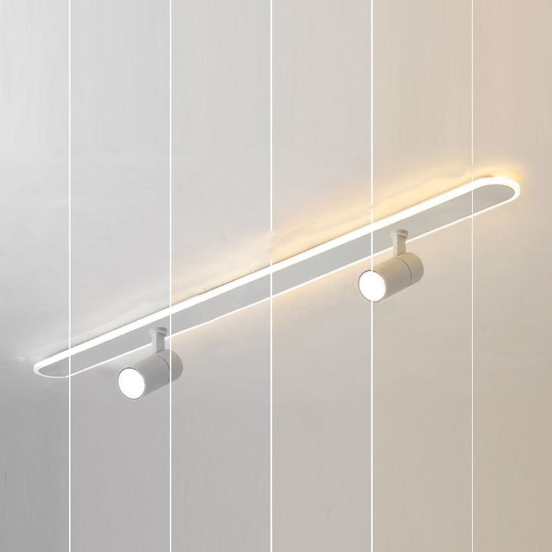 Style moderne de forme cylindrique plafonnier métal Mélac