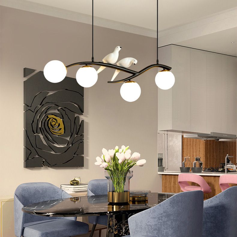 Glass Global Island Affermazione Light Minimalist Style Over Island Lighting for Pranzo Room