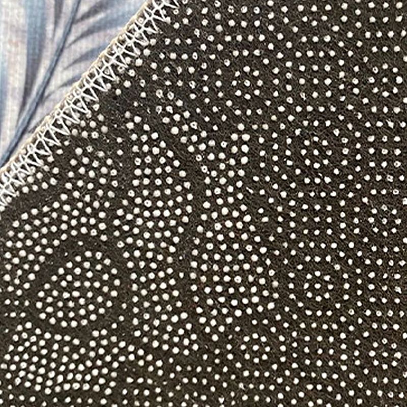 Black Polyester Carpet Leisure Game Pad Pattern Area Rug Stain Resistant Carpet for Home Decor