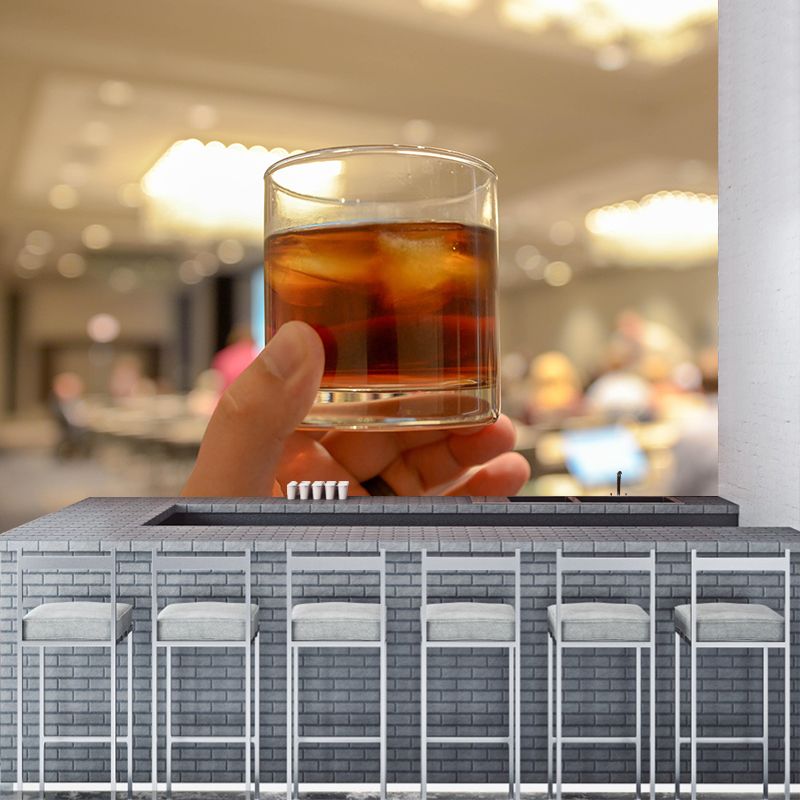 Contemporary Wine Wall Mural Moisture Resistant Photography Style for Bar Shop