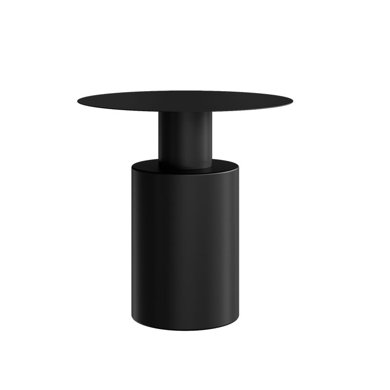 Metal Side End Table Pedestal Side End Table for Living Room