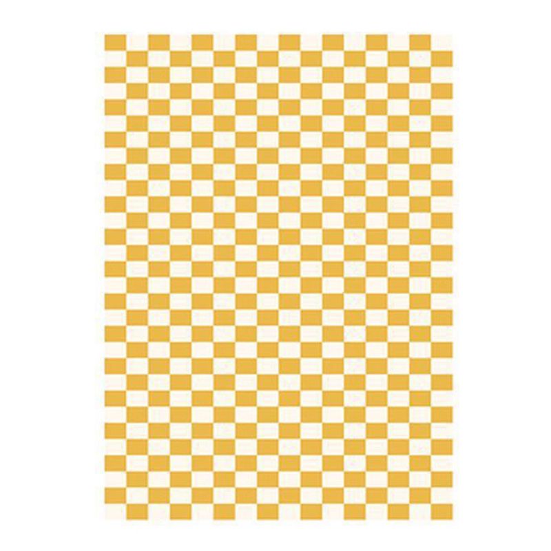 Modern Style Lattice Pattern Rug Rectangle Shape Stain Resistant Rug for Home Decor