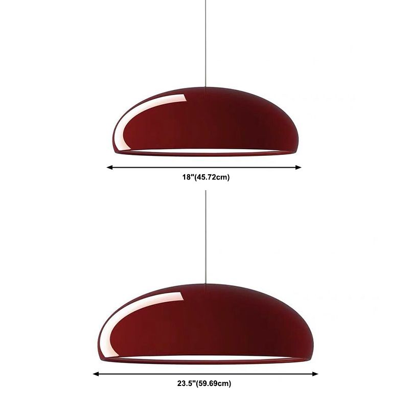 Simplicité de style moderne suspension du dôme en forme de dôme en forme de dôme