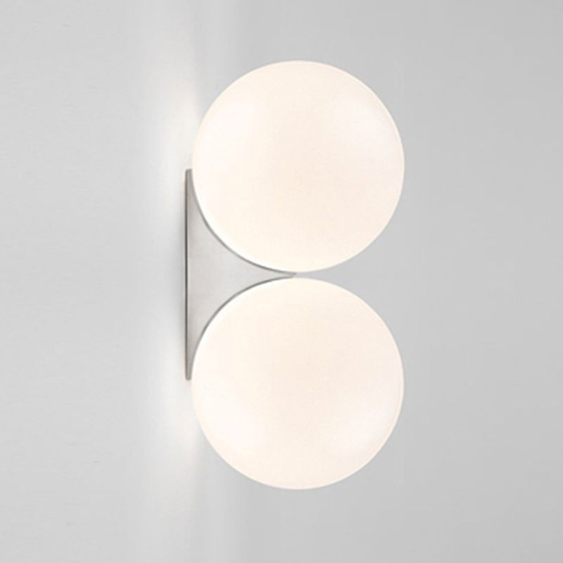 Boule en verre Lumière murale nordique moderne de style moderne luminaire pour le couloir de la chambre à coucher