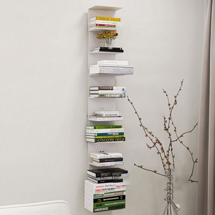 Libreria in stile contemporaneo invisibile per sala da studio e ufficio