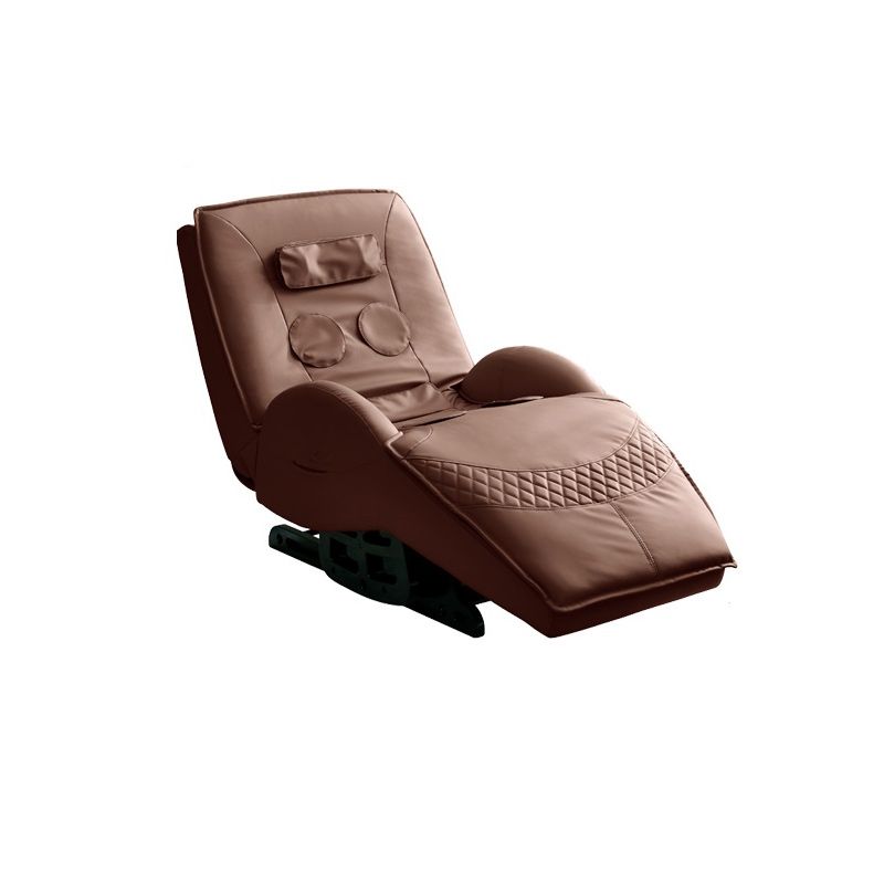 Leather Solid Color Standard Recliner Massage Recliner Chair