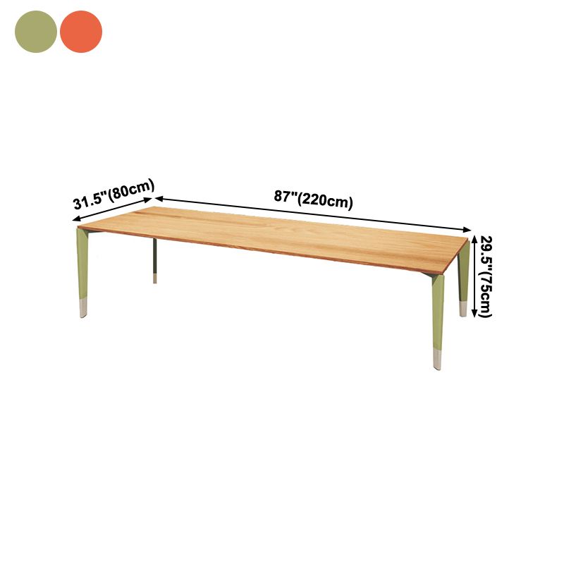 Rectangle 4 Legs Home Furniture Industrial Style Solid Wood Dining Room Collection