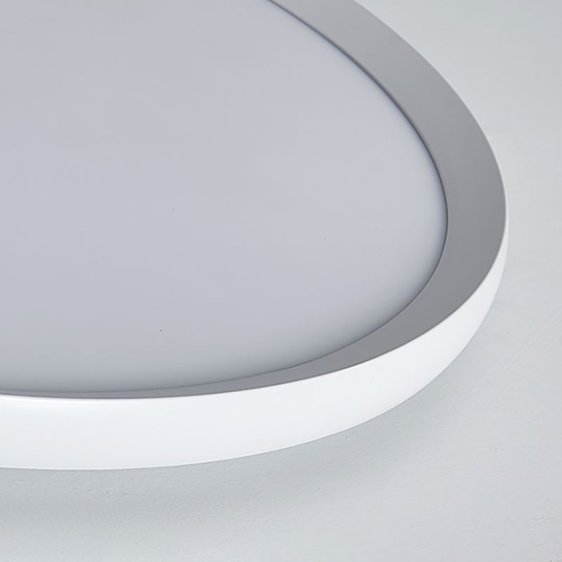 Aluminium Circular LED Ceiling Light in Modern Simplicity Acrylic Indoor Ceiling Fixture