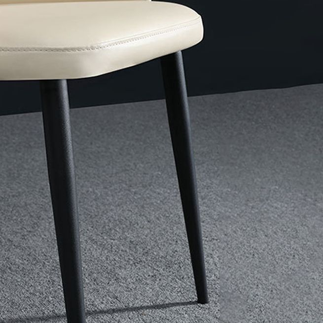 Final mate tapizado silla sólida casera moderna del brazo que cena la silla