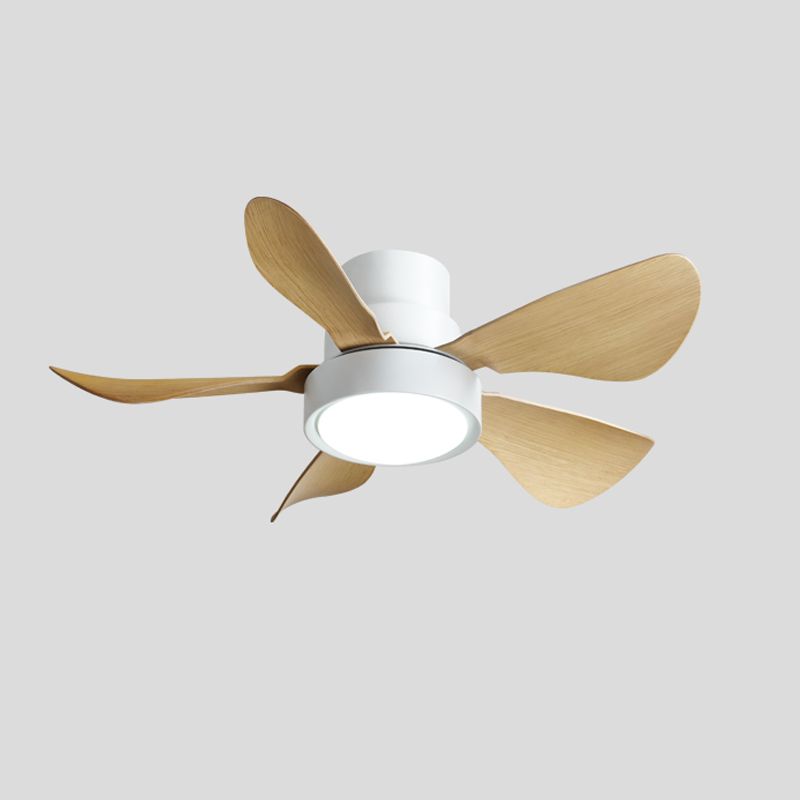 Ceiling Fan Light Metal Nordic Style LED Ceiling Flush Mount for Bedroom