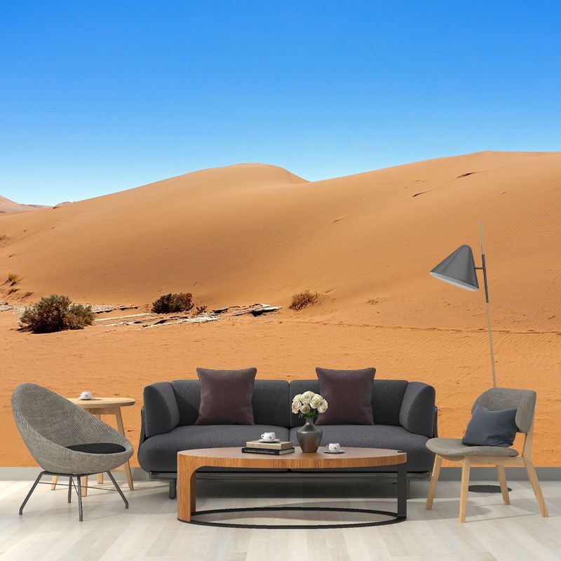 Desert Scenery Contemporary Wallpaper Eco-friendly Wall Decor for Bedroom