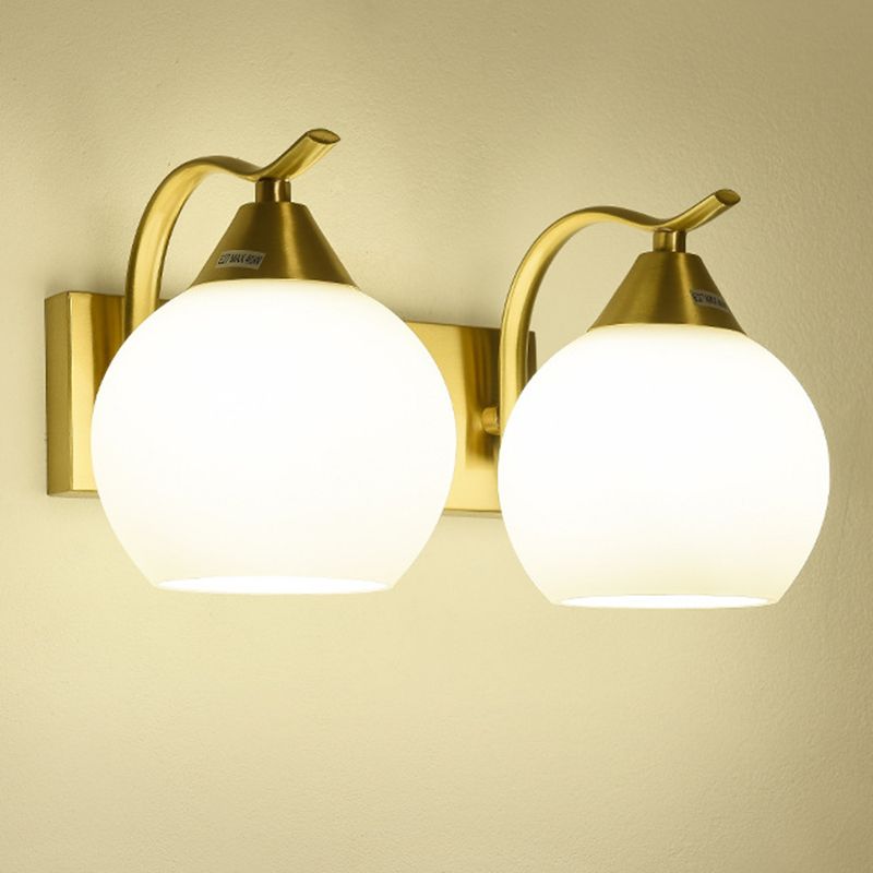 Geometrische mit Glas montierte Lampen zeitgenössischer Multi -Licht -Wandleuchte Leuchte