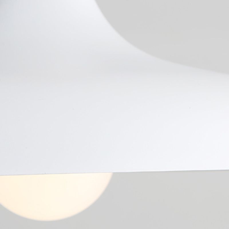 Metal Hanging Lights Modern Macaron Style 1 Light Hanging Mount Fixture for Living Room