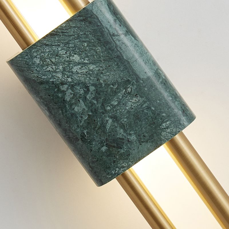 Moderne Marmorwand LED LED WALS MOTTED LEIGENTE