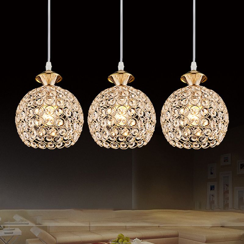 Éclairage de plafond de salon à pendentif de suspension minimaliste