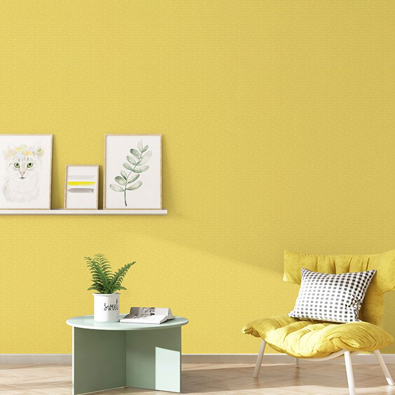 Rouleau de papier peint nordique Simple et doux à rayures de couleur douce, non collé, pour salon, décoration murale