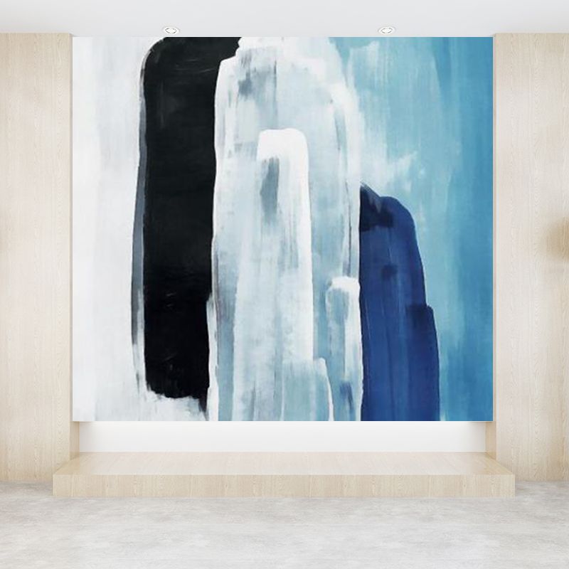 Modern Style Scenery Mural Decal Non-Woven Waterproofing Pastel Wall Art for Home