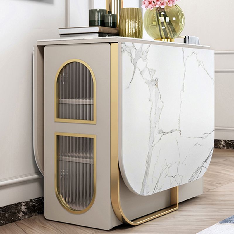 1/3/5/7 Pieces Modern Sintered Stone Multi Purpose Folding Dining Set for Home