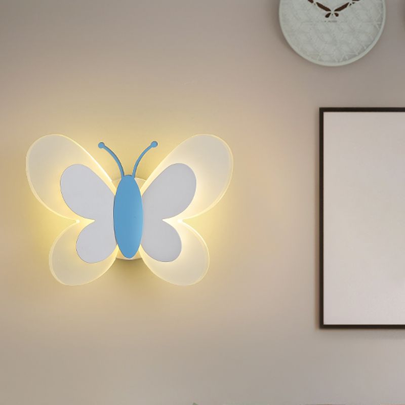 Occompa unica sfumatura in metallo sconce kid in stile 1 luce montata a parete