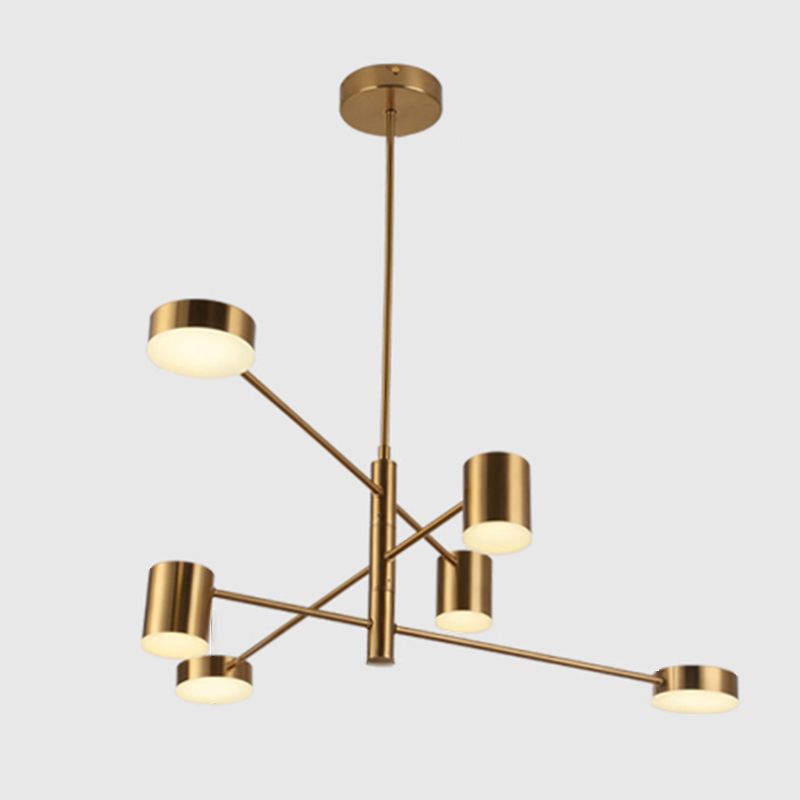 LED Postmodern Chandelier Lighting Metal Ceiling Pendant Light for Living Room