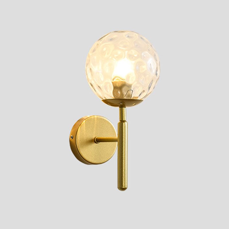 1 luminaire luminaire mural en verre clair