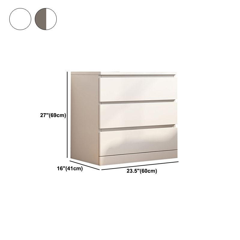 Modern Wood Accent Chest with Drawers Rectangle Chest 23.62" Long