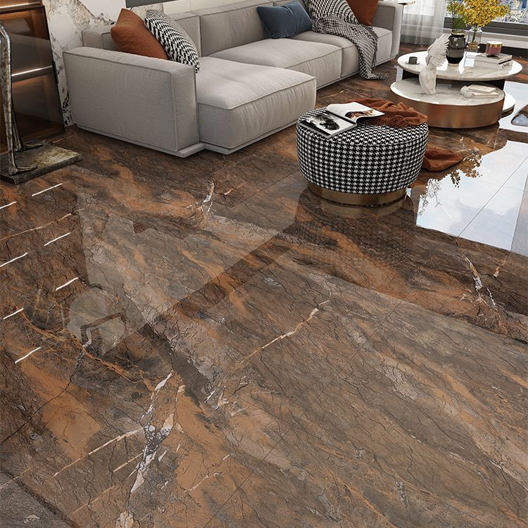 Rectangle Floor and Wall Tile Marble Printed Polished Porcelain Tile