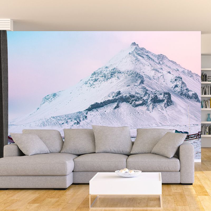 Wallpaper Photography Stain Resistant Wall Mural Mountain Range Sitting Room Wall Mural