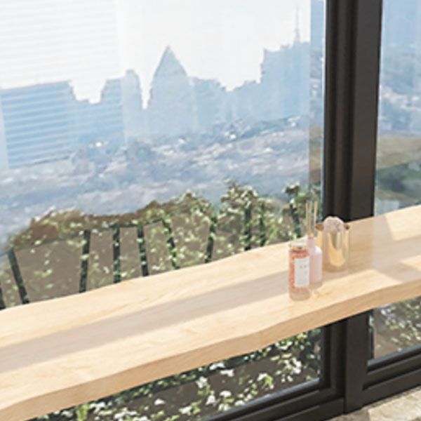 Modern Bar Set 1/2/5 Pieces Rectangle Trestle Wood and Metal Table and Stool Set