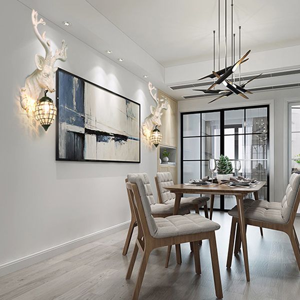 Moderne Stil Geometrische Wandlampen Metall 1 Leichte Wandbeleuchtung Ideen