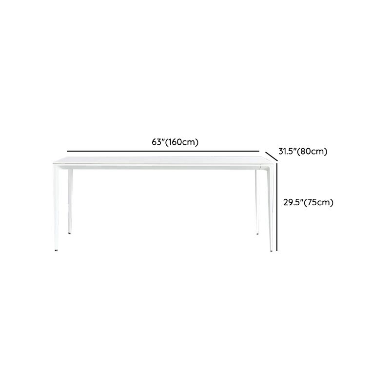 Designer Style 1/4/5 Pieces Rectangle Dining Set Sintered Stone Top Dinette Table Set