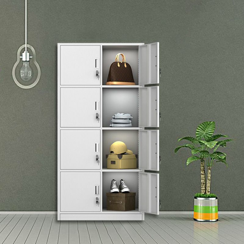 Hinged Door Storage Cabinet for Home Contemporary Metal Cabinet