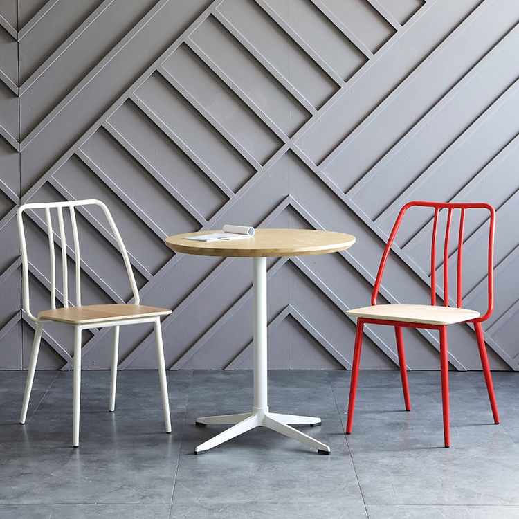 Sillas contemporáneas que cenan la silla sin brazos con las piernas del metal para la cocina