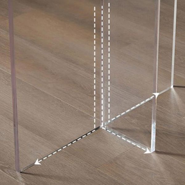 Solid Wood Dining Table Contemporary Dining Table with Double Pedestal Base