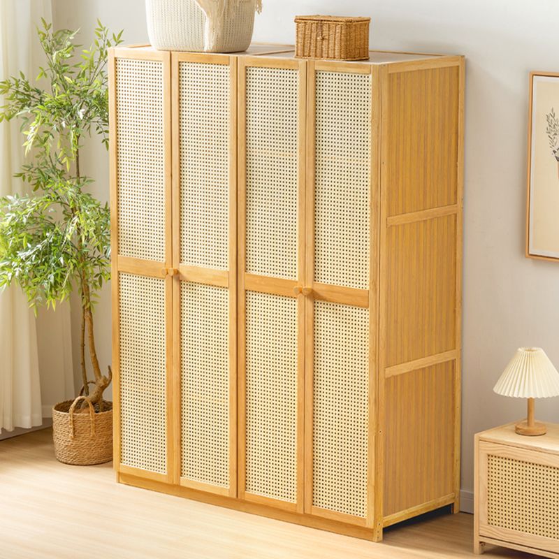 Modern Style Wardrobe Cabinet Wooden Wardrobe Armoire with Shelves