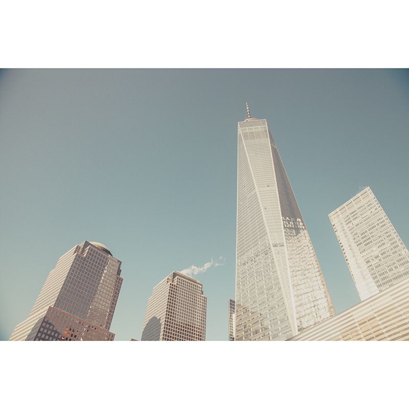 Urban Landscape Photography Mildew Resistant Wallpaper Sleeping Room Wall Mural