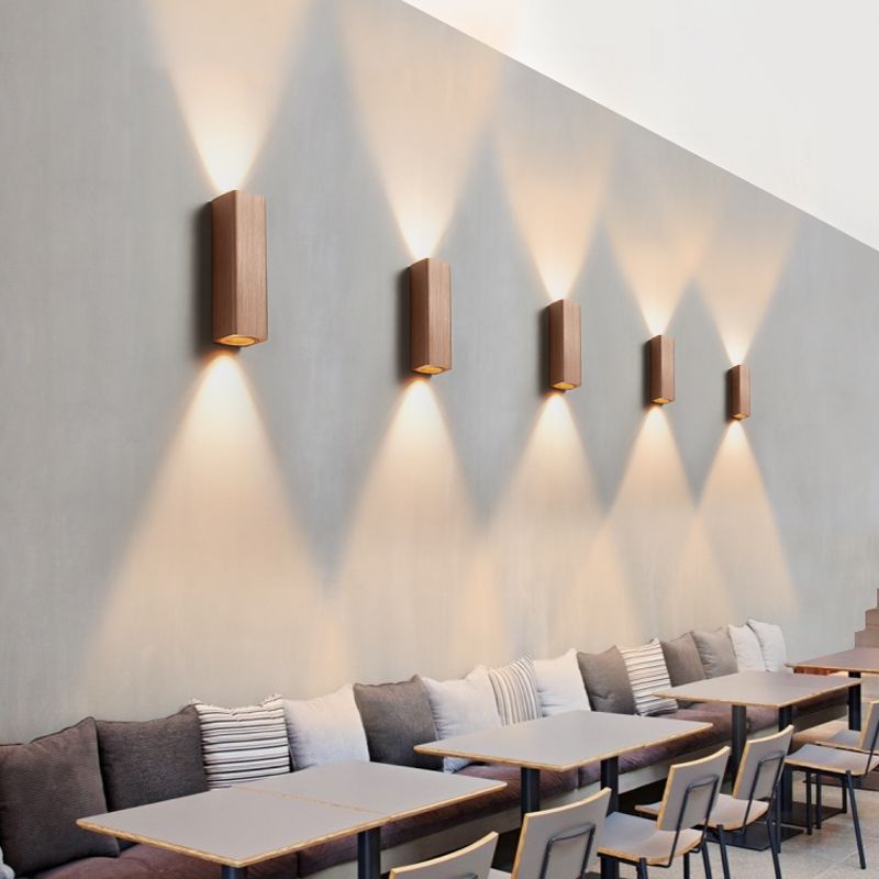 Lámpara de pared de aluminio de aluminio al aire libre moderno minimalismo para el pasillo para el pasillo