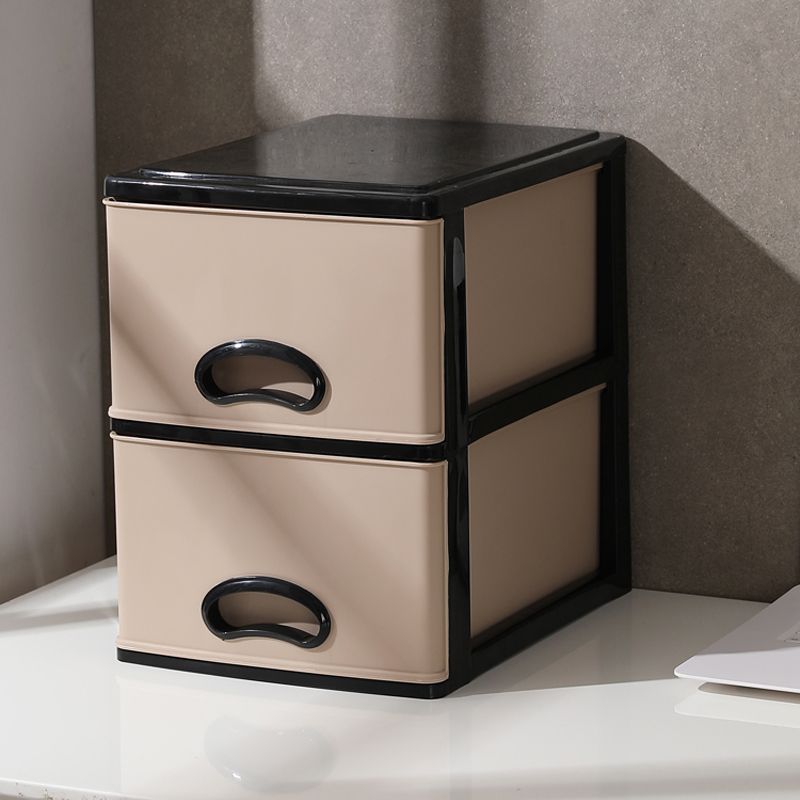 Vertical Filing Cabinet Plastic Drawers File Cabinet for Home and Office