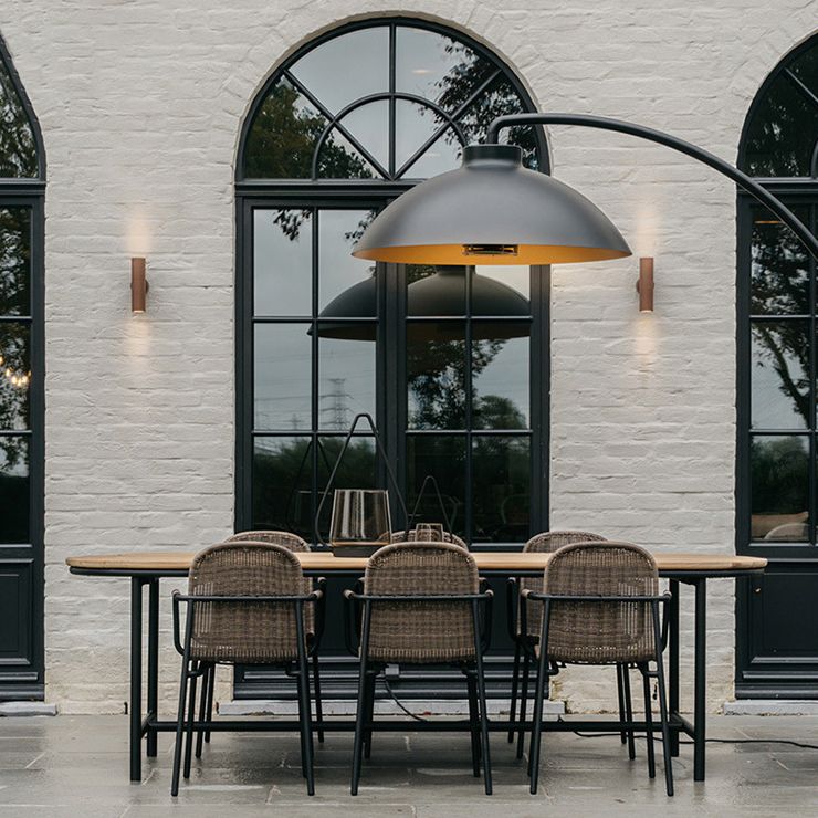 Solid Wood Patio Dining Sets Oval 1/3/7 Pieces Dining Table Set