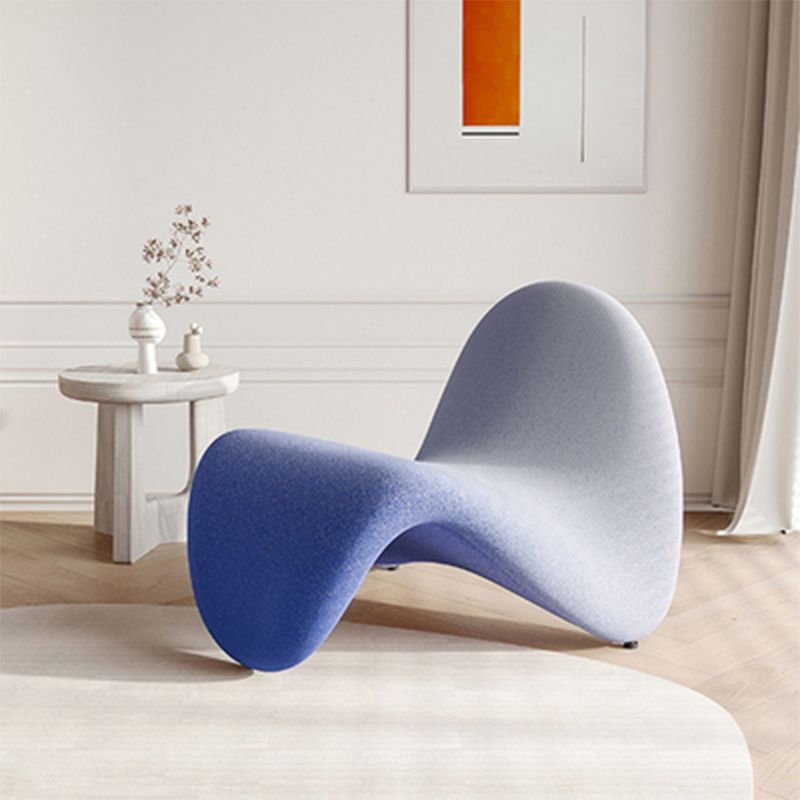 Armless Accent Chair 29.52" L x 33.85" W x 25.59" H Tongue Shape Chair