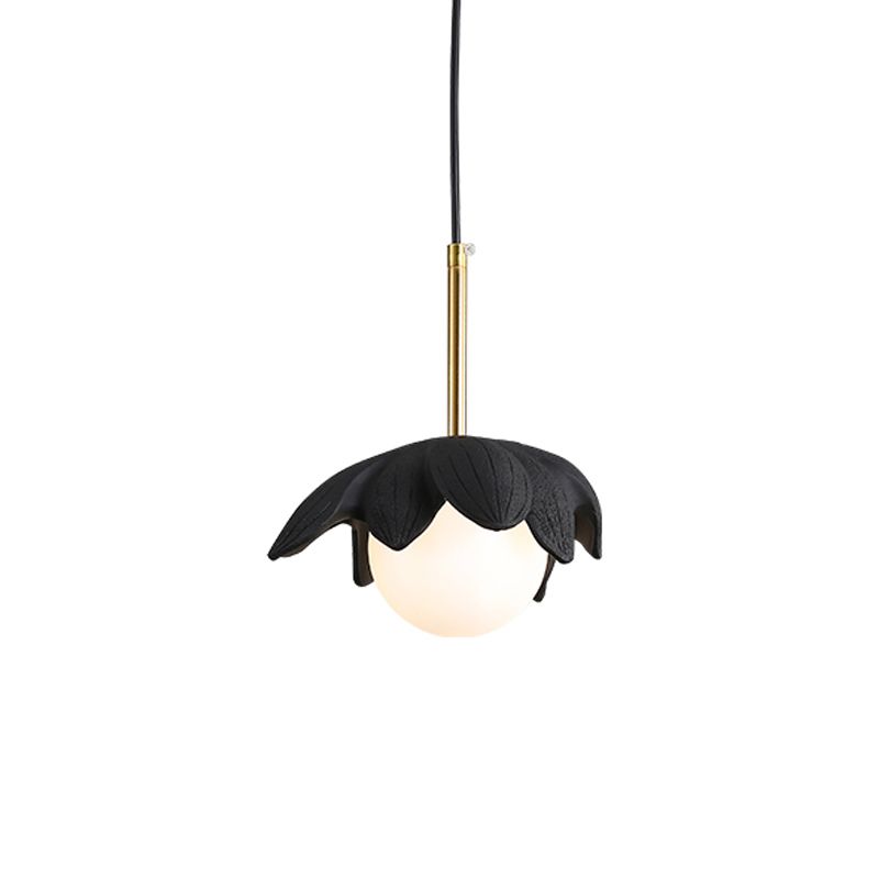 Forme unique suspendue Light Modern Style Metal 1 Light Prowing Lampe pour salle à manger