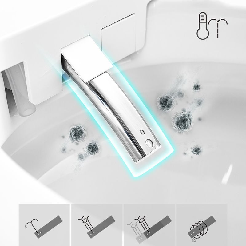 Modern One Piece Toilet Floor Mounted Ceramic Flush Toilet with Toilet Seat