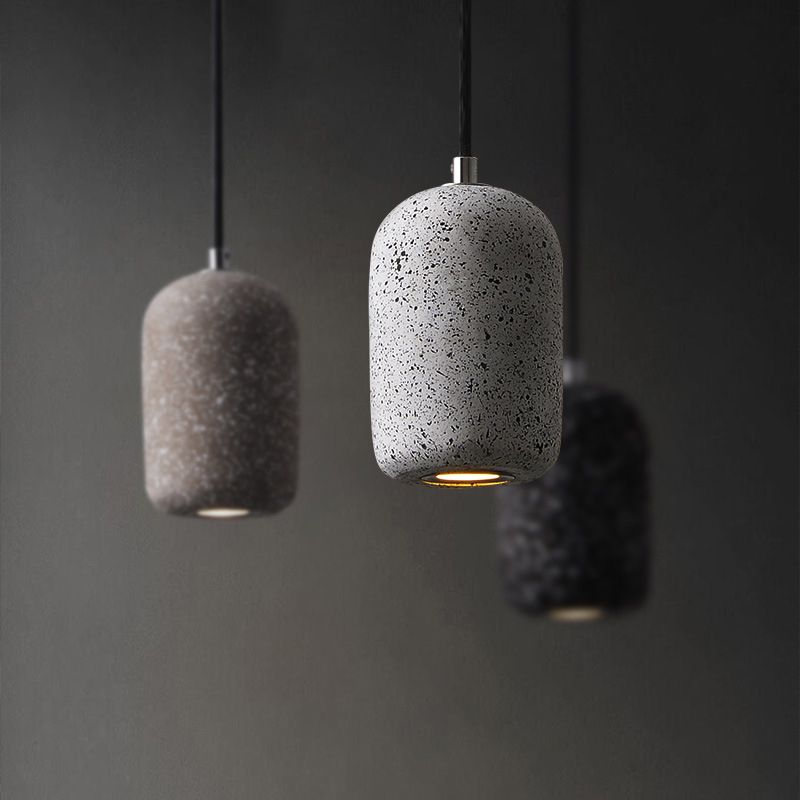Terrazzo Cylindrical LED MINI LICHING PENDANT MODER