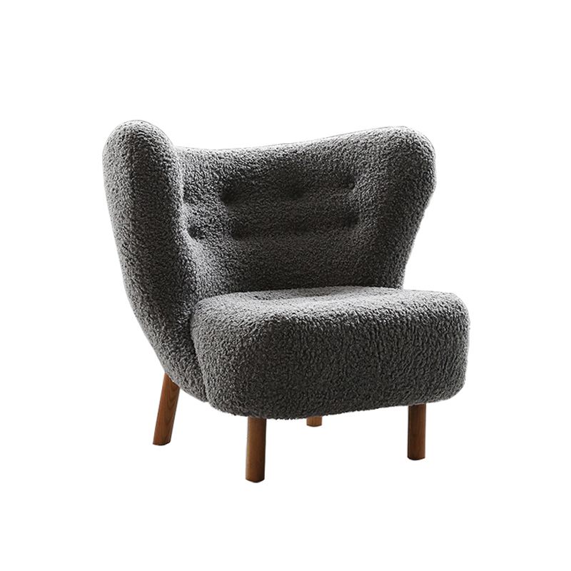 30.7" L x28.3"W x31.4"H Chair Armless Solid Wood Frame Chair