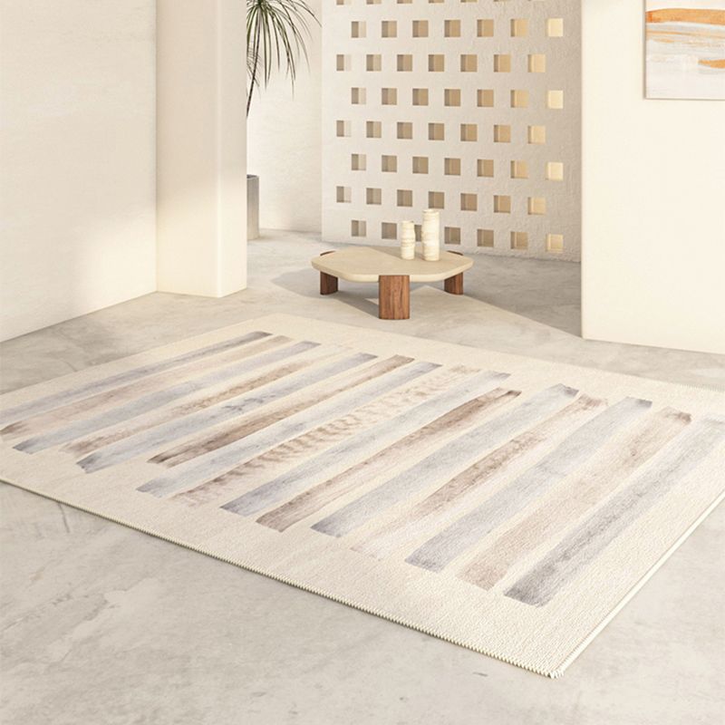 Industrial Rust Pattern Rug Polyester Indoor Carpet Non-Slip Backing Area Rug for Living Room
